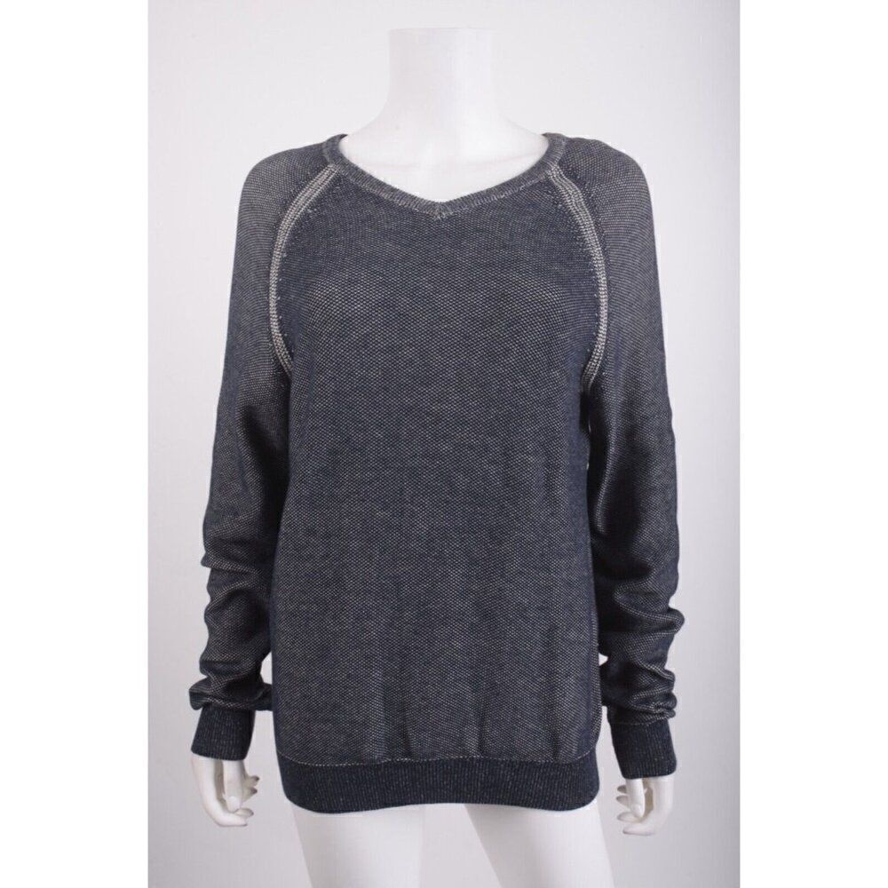 Tailor Vintage Mens Sweater Reversible V-Neck Navy blue Pebble Gray XXL NWT